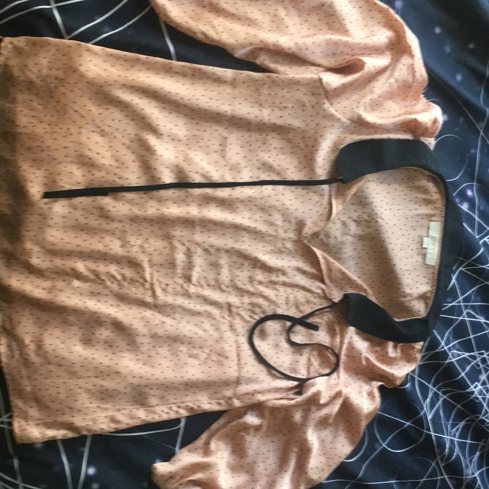 Ann Taylor Loft polka dot blouse